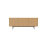 Silent Sideboard, en chêne, huilé, 200x45 cm