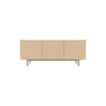 Silent Sideboard, en chêne, huilé, 200x45 cm