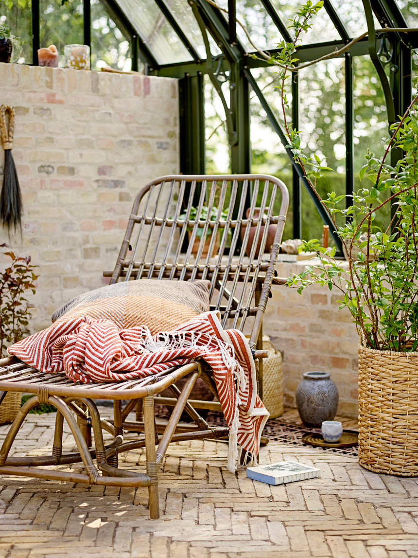 Dione Liegestuhl, Braun, Rattan - ZEN ZONE Furniture