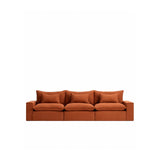 5-Sitzer-Modularsofa Anarela mit abnehmbarem Bezug aus 100 % Leinen, 370 cm, FSC Mix Credit