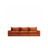 Anarela 5-seater modular sofa with removable 100% linen cover, 370 cm, FSC Mix Credit