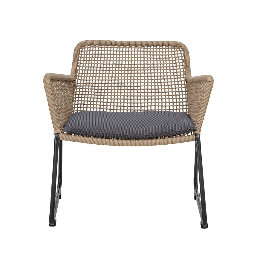 Mundo Loungesessel, Braun, Metall - ZEN ZONE Furniture