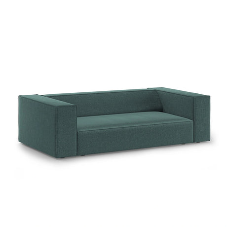 Arendal 2-Sitzer Sofa aus Chenille in Petrol (Haga 78), 180x102x70 cm von Cosmopolitan Design – Bild 3