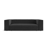 Arendal 2-Sitzer Sofa aus Chenille in Schwarz (Haga 19), 180x102x70 cm von Cosmopolitan Design – Bild 1