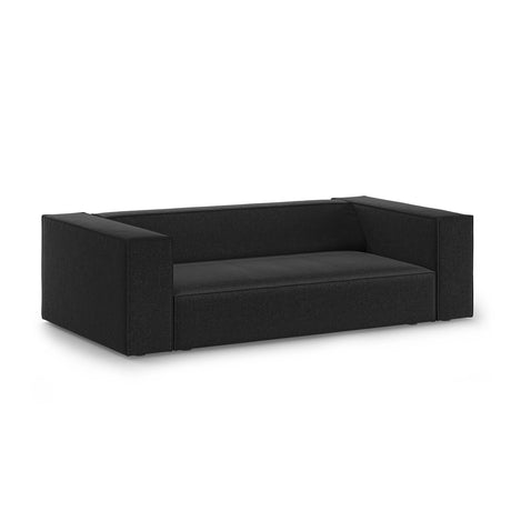 Arendal 2-Sitzer Sofa aus Chenille in Schwarz (Haga 19), 180x102x70 cm von Cosmopolitan Design – Bild 3