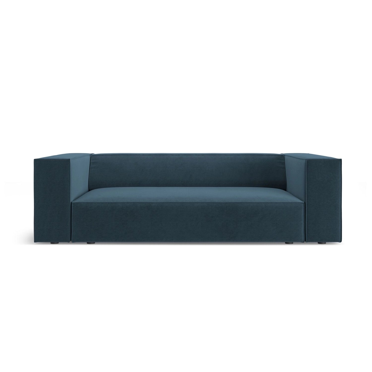Arendal 2-Sitzer Sofa aus Chenille mit Cordoptik in Marineblau (Brave Me 9), 180x102x70 cm von Cosmopolitan Design – Bild 1