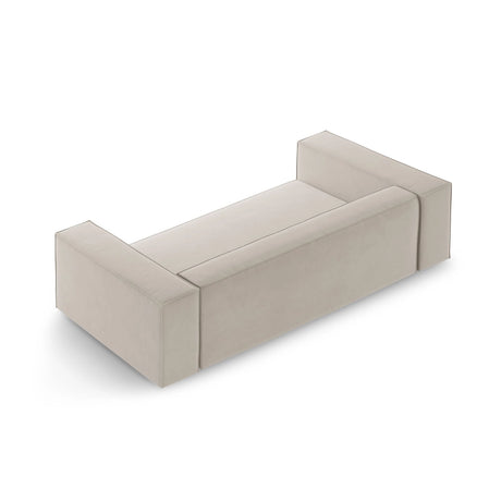 Arendal 2-Sitzer Sofa aus Samt in Ecru (Casino Sand), 180x102x70 cm von Cosmopolitan Design – Bild 4