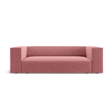Arendal 2-Sitzer Sofa aus Samt in Flamingo (Casino Salmon), 180x102x70 cm von Cosmopolitan Design – Bild 1