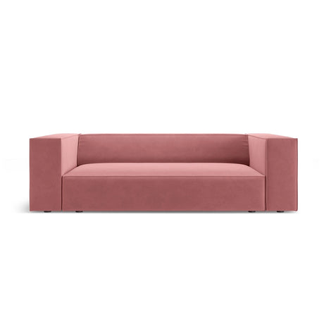 Arendal 2-Sitzer Sofa aus Samt in Flamingo (Casino Salmon), 180x102x70 cm von Cosmopolitan Design – Bild 1