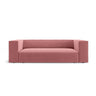 Arendal 2-Sitzer Sofa aus Samt in Flamingo (Casino Salmon), 180x102x70 cm von Cosmopolitan Design – Bild 1