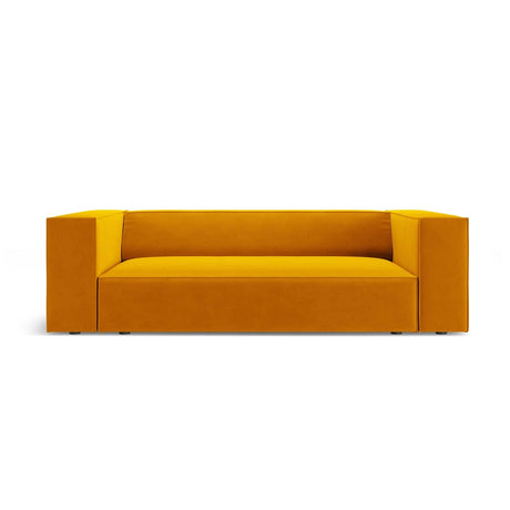 Arendal 2-Sitzer Sofa aus Samt in Gelb (Casino Mostaza), 180x102x70 cm von Cosmopolitan Design – Bild 1