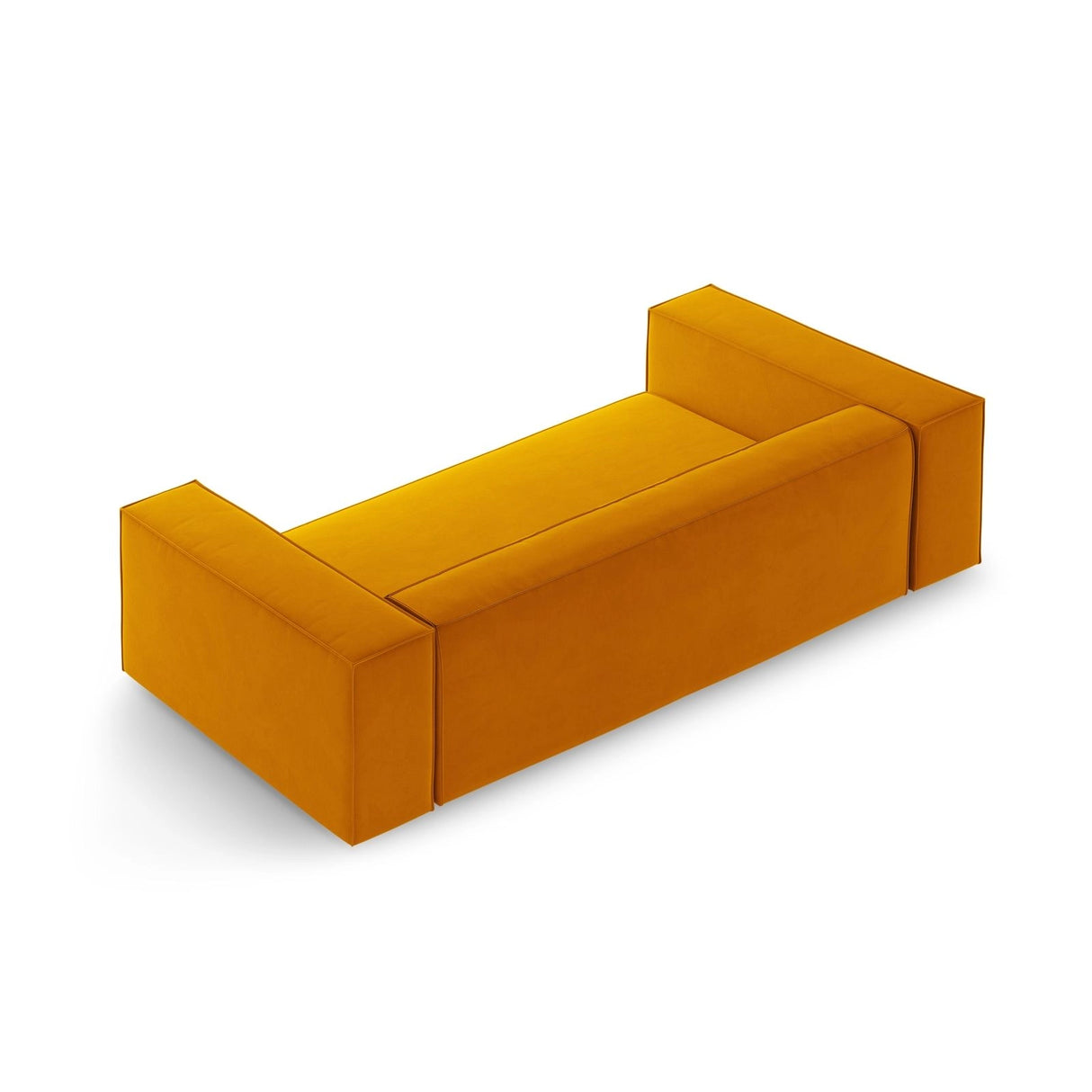 Arendal 2-Sitzer Sofa aus Samt in Gelb (Casino Mostaza), 180x102x70 cm von Cosmopolitan Design – Bild 4