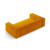 Arendal 2-Sitzer Sofa aus Samt in Gelb (Casino Mostaza), 180x102x70 cm von Cosmopolitan Design – Bild 4