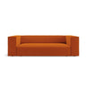 Arendal 2-Sitzer Sofa aus Samt in Terrakotta (Casino Terracota), 180x102x70 cm von Cosmopolitan Design – Bild 1