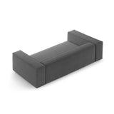 Arendal 2-Sitzer Sofa aus Samt in Warmes Grau (Casino Anthracite), 180x102x70 cm von Cosmopolitan Design – Bild 4