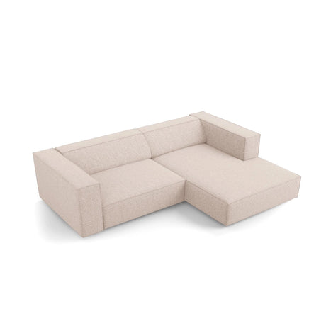 Arendal 3-Sitzer Ecksofa, Rechte Seite, aus Chenille in Beige (Haga 30), 224x166x70 cm von Cosmopolitan Design – Bild 6