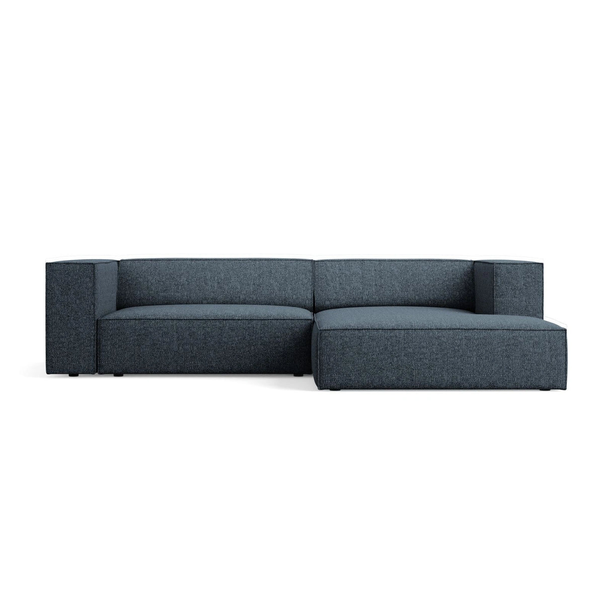 Arendal 3-Sitzer Ecksofa, Rechte Seite, aus Chenille in Königsblau (Haga 86), 224x166x70 cm von Cosmopolitan Design – Bild 1