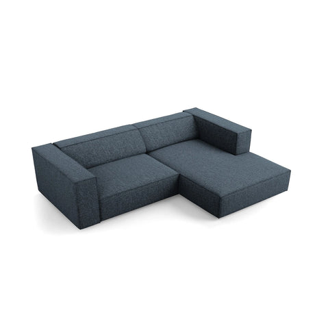 Arendal 3-Sitzer Ecksofa, Rechte Seite, aus Chenille in Königsblau (Haga 86), 224x166x70 cm von Cosmopolitan Design – Bild 6