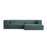 Arendal 3-Sitzer Ecksofa, Rechte Seite, aus Chenille in Petrol (Haga 78), 224x166x70 cm von Cosmopolitan Design – Bild 1