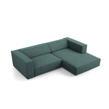 Arendal 3-Sitzer Ecksofa, Rechte Seite, aus Chenille in Petrol (Haga 78), 224x166x70 cm von Cosmopolitan Design – Bild 6