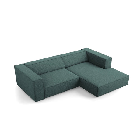 Arendal 3-Sitzer Ecksofa, Rechte Seite, aus Chenille in Petrol (Haga 78), 224x166x70 cm von Cosmopolitan Design – Bild 6
