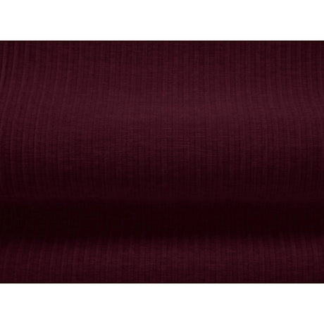 Arendal 3-Sitzer Ecksofa, Rechte Seite, aus Chenille mit Cordoptik in Rubin (Brave Me 8), 224x166x70 cm von Cosmopolitan Design – Bild 6