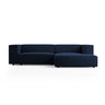 Arendal 3-Sitzer Ecksofa, Rechte Seite, aus Samt in Königsblau (Casino Deep Blue), 224x166x70 cm von Cosmopolitan Design – Bild 1