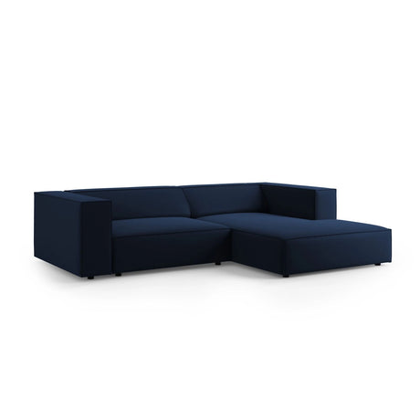 Arendal 3-Sitzer Ecksofa, Rechte Seite, aus Samt in Königsblau (Casino Deep Blue), 224x166x70 cm von Cosmopolitan Design – Bild 3