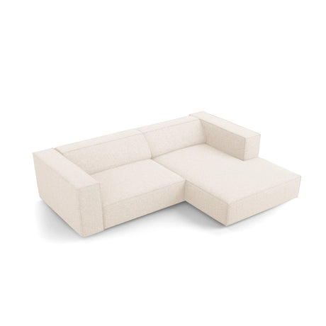 Arendal 3-Sitzer Ecksofa, Rechte Seite, aus Samt oder Chenille, 224x166x70 cm von Cosmopolitan Design – Bild 6