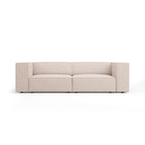 Arendal 3-Sitzer Sofa aus Chenille in Beige (Haga 30), 204x102x70 cm von Cosmopolitan Design – Bild 1