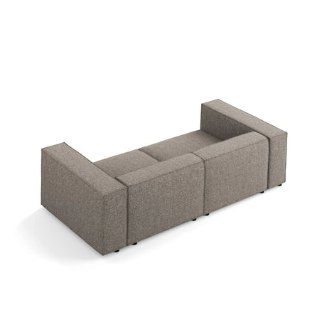 Arendal 3-Sitzer Sofa aus Chenille in Grau (Haga 16), 204x102x70 cm von Cosmopolitan Design – Bild 4