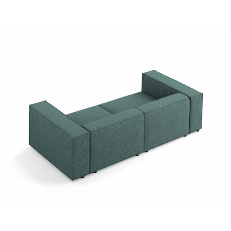Arendal 3-Sitzer Sofa aus Chenille in Petrol (Haga 78), 204x102x70 cm von Cosmopolitan Design – Bild 4