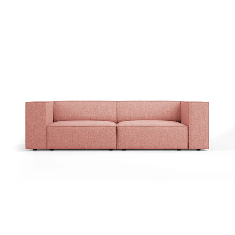 Arendal 3-Sitzer Sofa aus Chenille in Rosa (Haga 52), 204x102x70 cm von Cosmopolitan Design – Bild 1