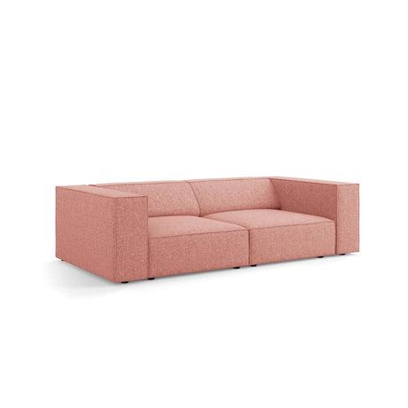 Arendal 3-Sitzer Sofa aus Chenille in Rosa (Haga 52), 204x102x70 cm von Cosmopolitan Design – Bild 3