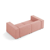 Arendal 3-Sitzer Sofa aus Chenille in Rosa (Haga 52), 204x102x70 cm von Cosmopolitan Design – Bild 4