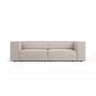 Arendal 3-Sitzer Sofa aus Chenille mit Cordoptik in Dunkelbeige (Brave Me 18), 204x102x70 cm von Cosmopolitan Design – Bild 1