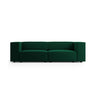 Arendal 3-Sitzer Sofa aus Samt in Flaschengrün (Casino Deep Green), 204x102x70 cm von Cosmopolitan Design – Bild 1