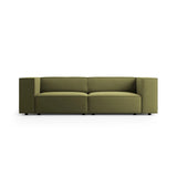 Arendal 3-Sitzer Sofa aus Samt in Hellgrün (Casino Forest), 204x102x70 cm von Cosmopolitan Design – Bild 1