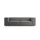 Arendal 3-Sitzer Sofa aus Samt in Warmes Grau (Casino Anthracite), 204x102x70 cm von Cosmopolitan Design – Bild 1