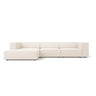 Arendal 4-Sitzer Ecksofa, Linke Seite, aus Samt oder Chenille, 284x166x70 cm von Cosmopolitan Design – Bild 1