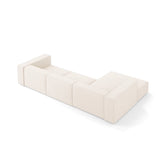 Arendal 4-Sitzer Ecksofa, Linke Seite, aus Samt oder Chenille, 284x166x70 cm von Cosmopolitan Design – Bild 4