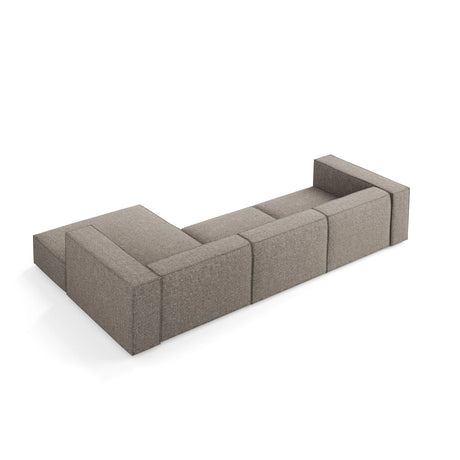 Arendal 4-Sitzer Ecksofa, Rechte Seite, aus Chenille in Grau (Haga 16), 284x166x70 cm von Cosmopolitan Design – Bild 4