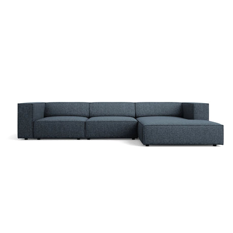 Arendal 4-Sitzer Ecksofa, Rechte Seite, aus Chenille in Königsblau (Haga 86), 284x166x70 cm von Cosmopolitan Design – Bild 1