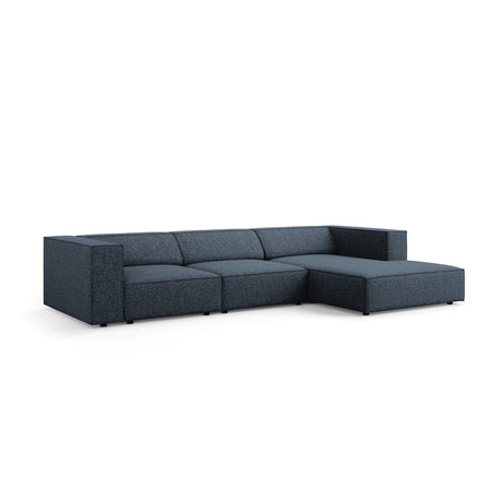 Arendal 4-Sitzer Ecksofa, Rechte Seite, aus Chenille in Königsblau (Haga 86), 284x166x70 cm von Cosmopolitan Design – Bild 3