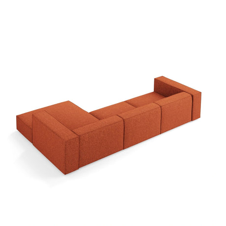 Arendal 4-Sitzer Ecksofa, Rechte Seite, aus Chenille in Terrakotta (Haga 44), 284x166x70 cm von Cosmopolitan Design – Bild 4