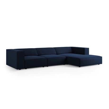 Arendal 4-Sitzer Ecksofa, Rechte Seite, aus Samt in Königsblau (Casino Deep Blue), 284x166x70 cm von Cosmopolitan Design – Bild 3