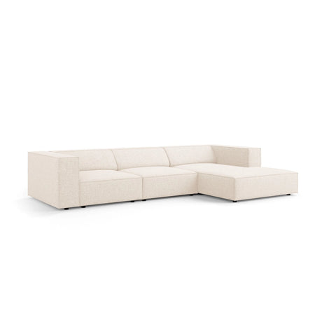 Arendal 4-Sitzer Ecksofa, Rechte Seite, aus Samt oder Chenille, 284x166x70 cm von Cosmopolitan Design – Bild 3