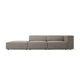 Arendal 4-Sitzer Sofa, Linksseitig, aus Chenille in Grau (Haga 16), Beine aus Schwarzes Plastik, 262x102x70 cm von Cosmopolitan Design – Bild 1