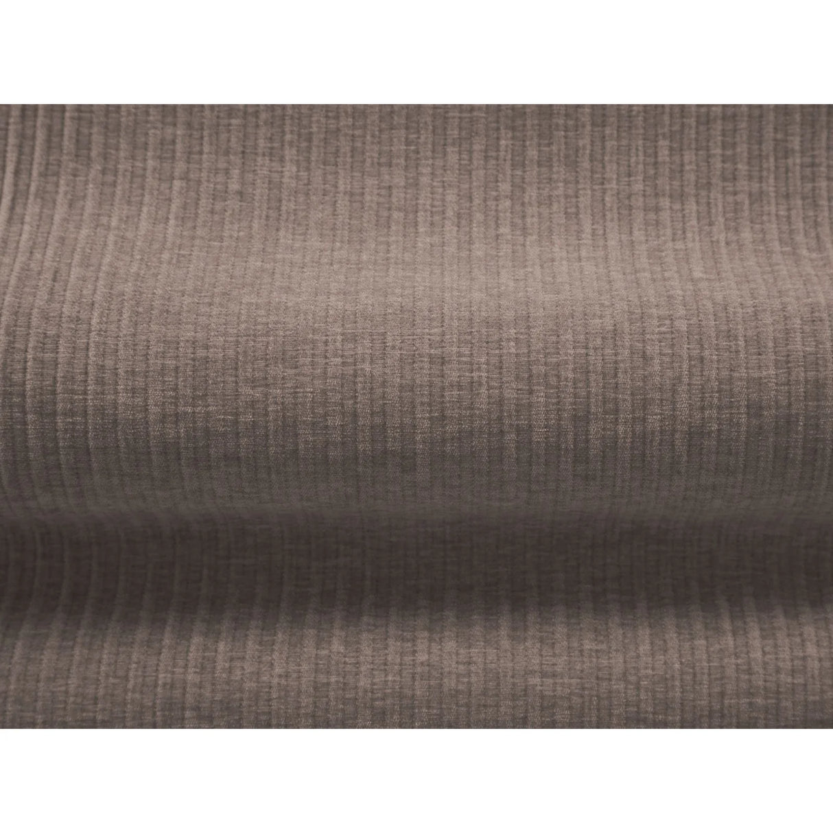 Arendal 4-Sitzer Sofa, Linksseitig, aus Chenille mit Cordoptik in Dunkelbeige (Brave Me 18), Beine aus Schwarzes Plastik, 262x102x70 cm von Cosmopolitan Design – Bild 5