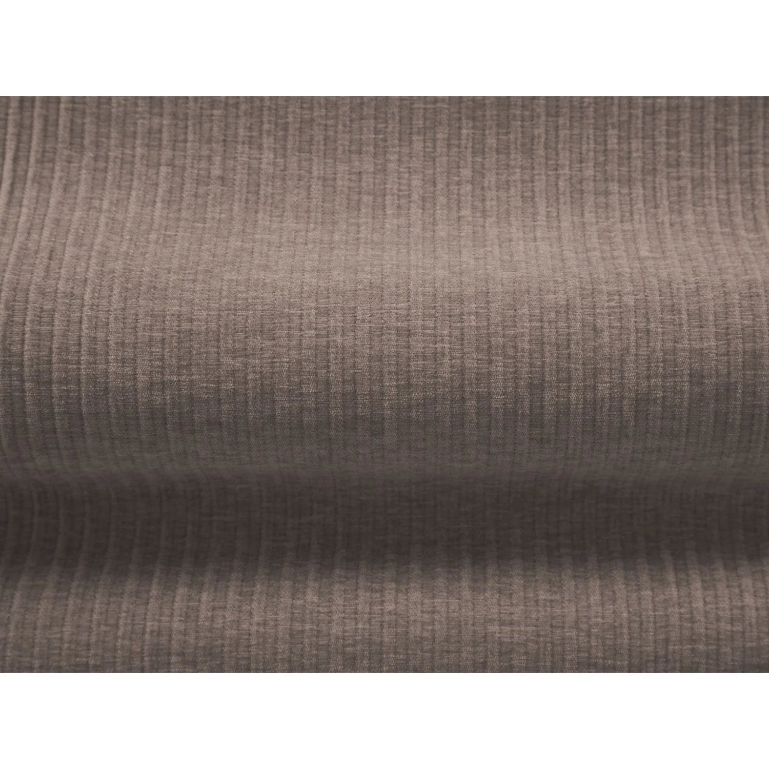 Arendal 4-Sitzer Sofa, Linksseitig, aus Chenille mit Cordoptik in Dunkelbeige (Brave Me 18), Beine aus Schwarzes Plastik, 262x102x70 cm von Cosmopolitan Design – Bild 5